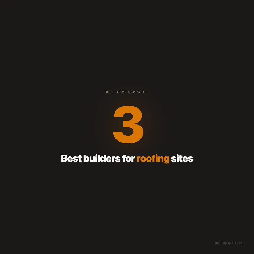 The Best Website Builders for Roofing Companies (Honest Comparison)