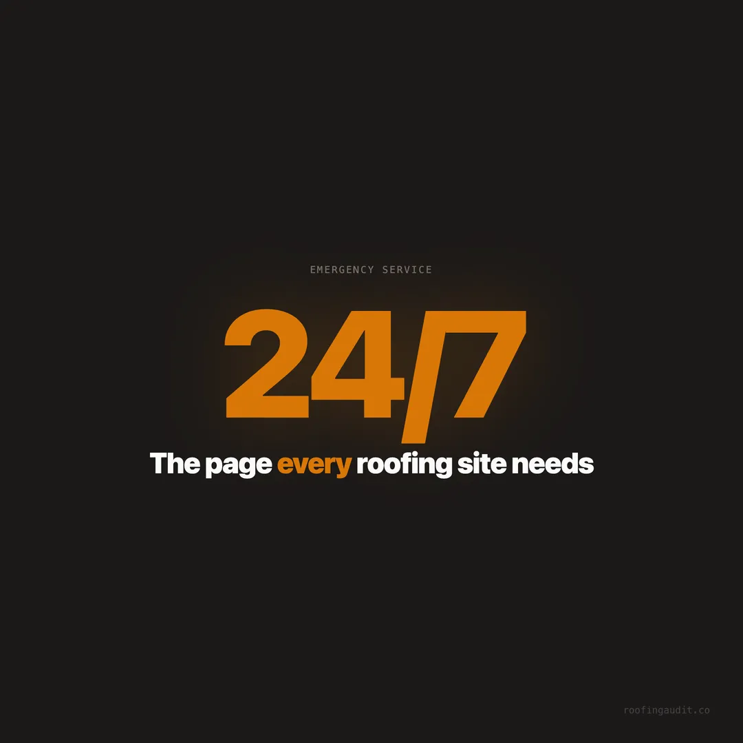 The Emergency Roof Repair Page Every Roofing Site Needs