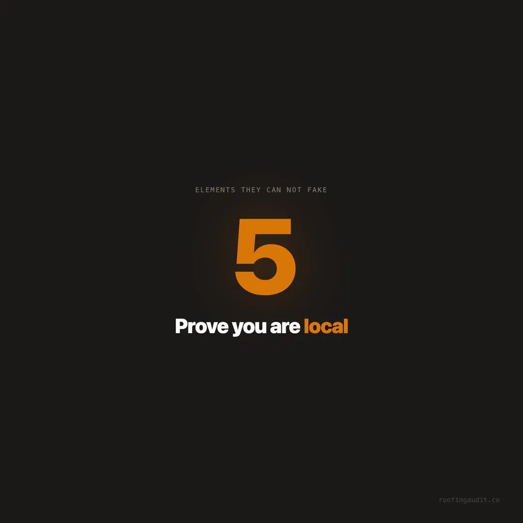 Your Roofing Website vs Storm Chasers: 5 Elements That Prove You're Local