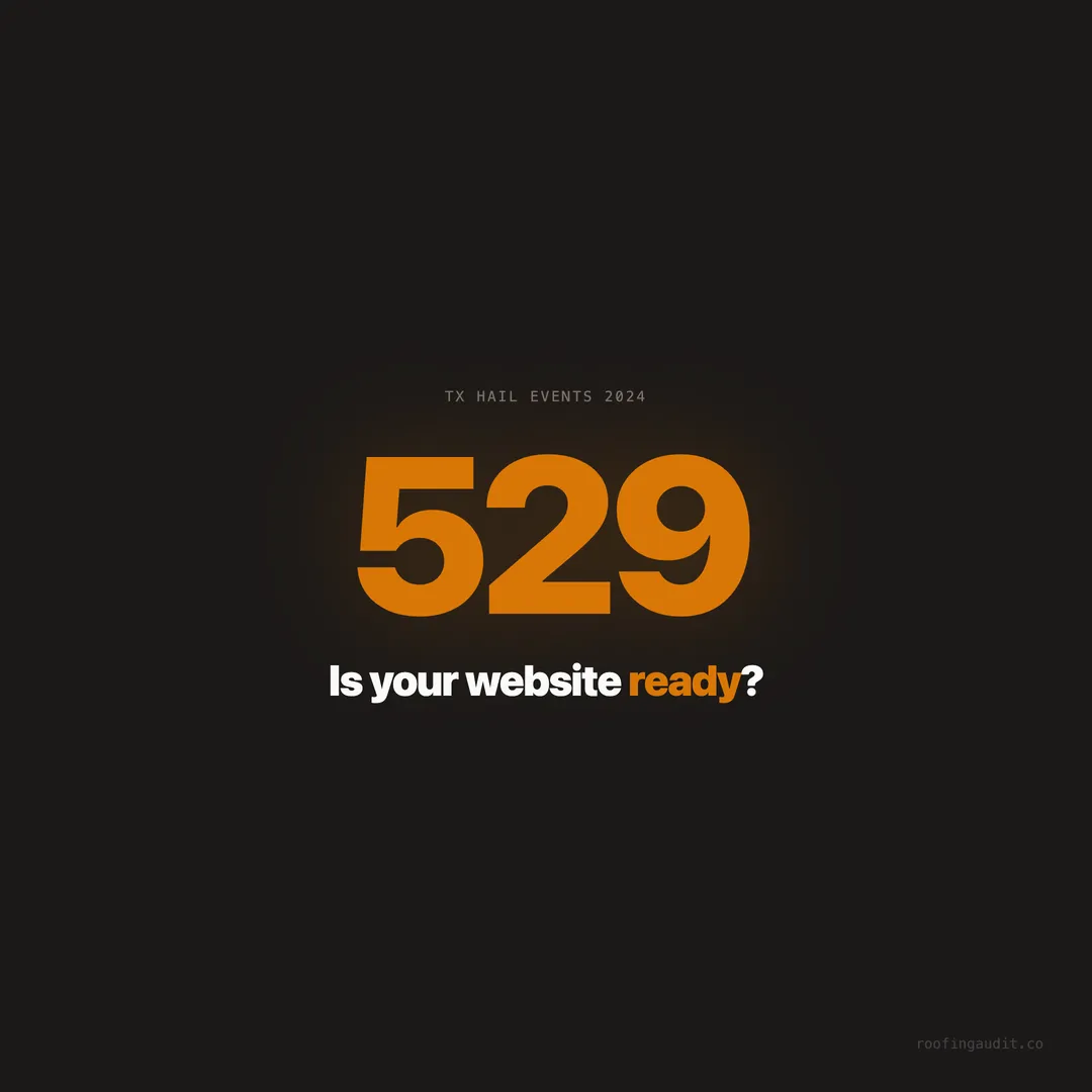 Storm Season Website Checklist for Texas Roofers (Hail Season March-June)